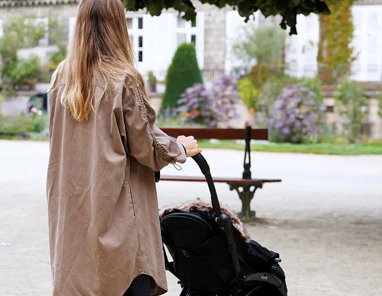 Bienfaits promenades poussette bébé